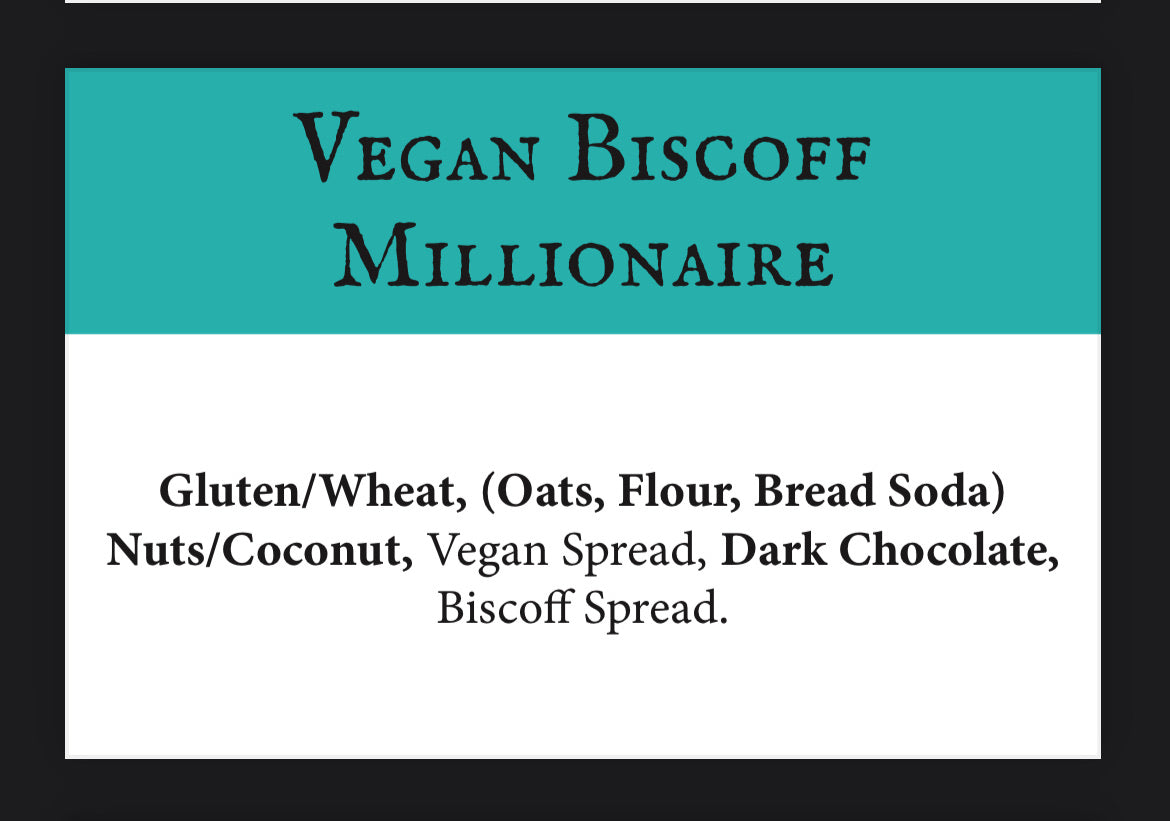 Vegan Biscoff Millionaire (Dark Chocolate) - Wholesale