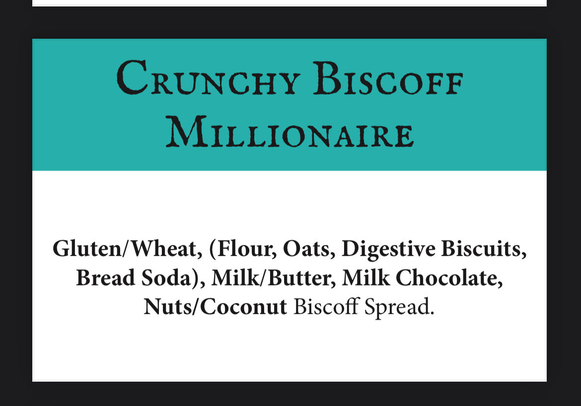 Crunchy Biscoff Millionaire (Milk Chocolate) - Wholesale