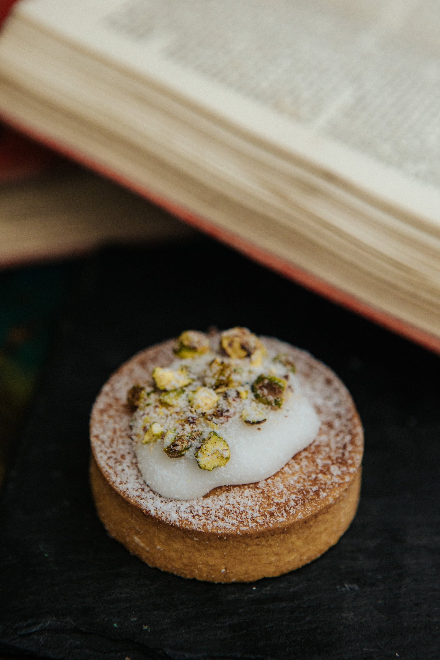 Lemon & Pistachio Bakewell Tart