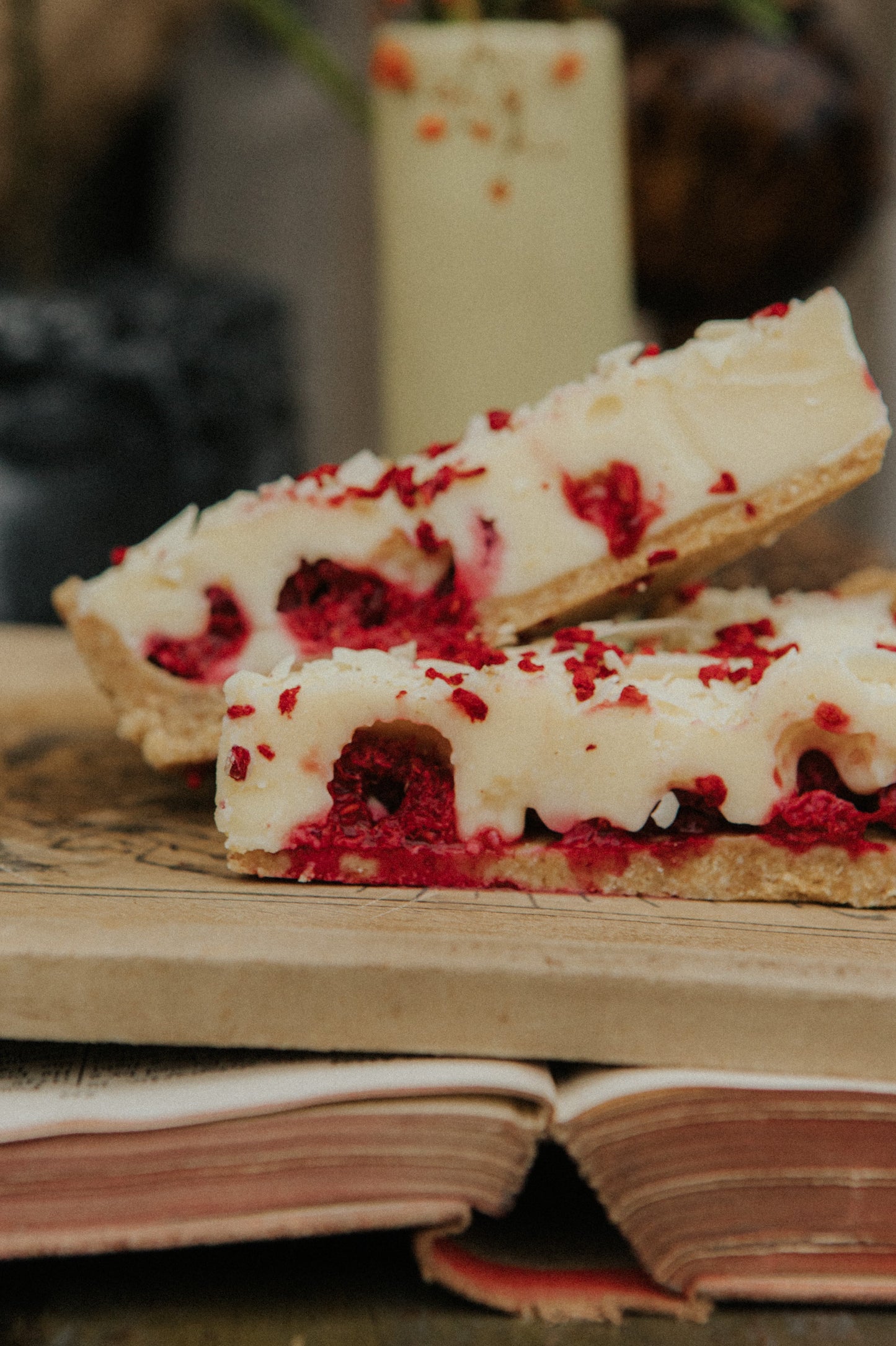 White Chocolate & Raspberry Tart