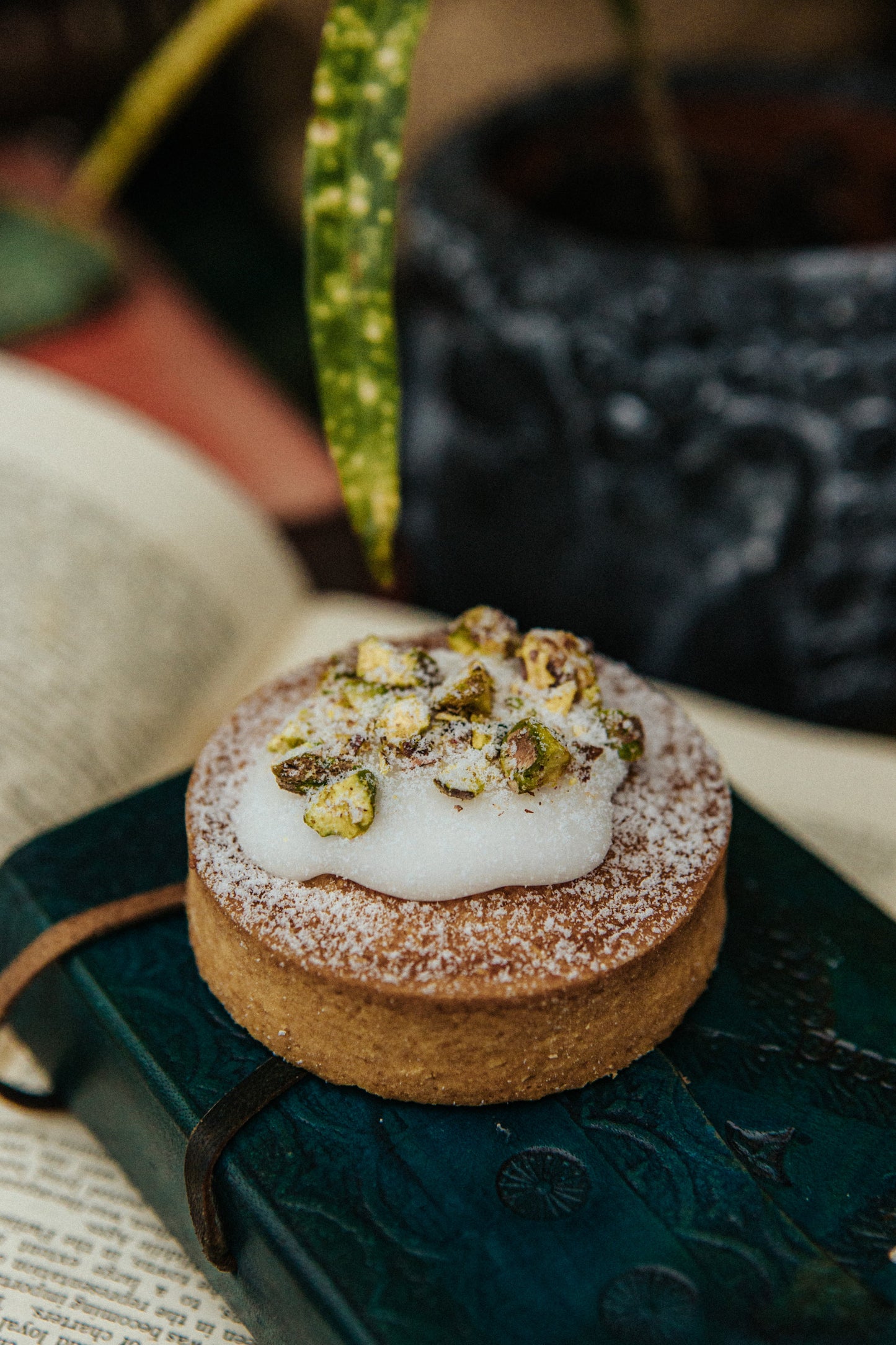 Lemon & Pistachio Bakewell Tart