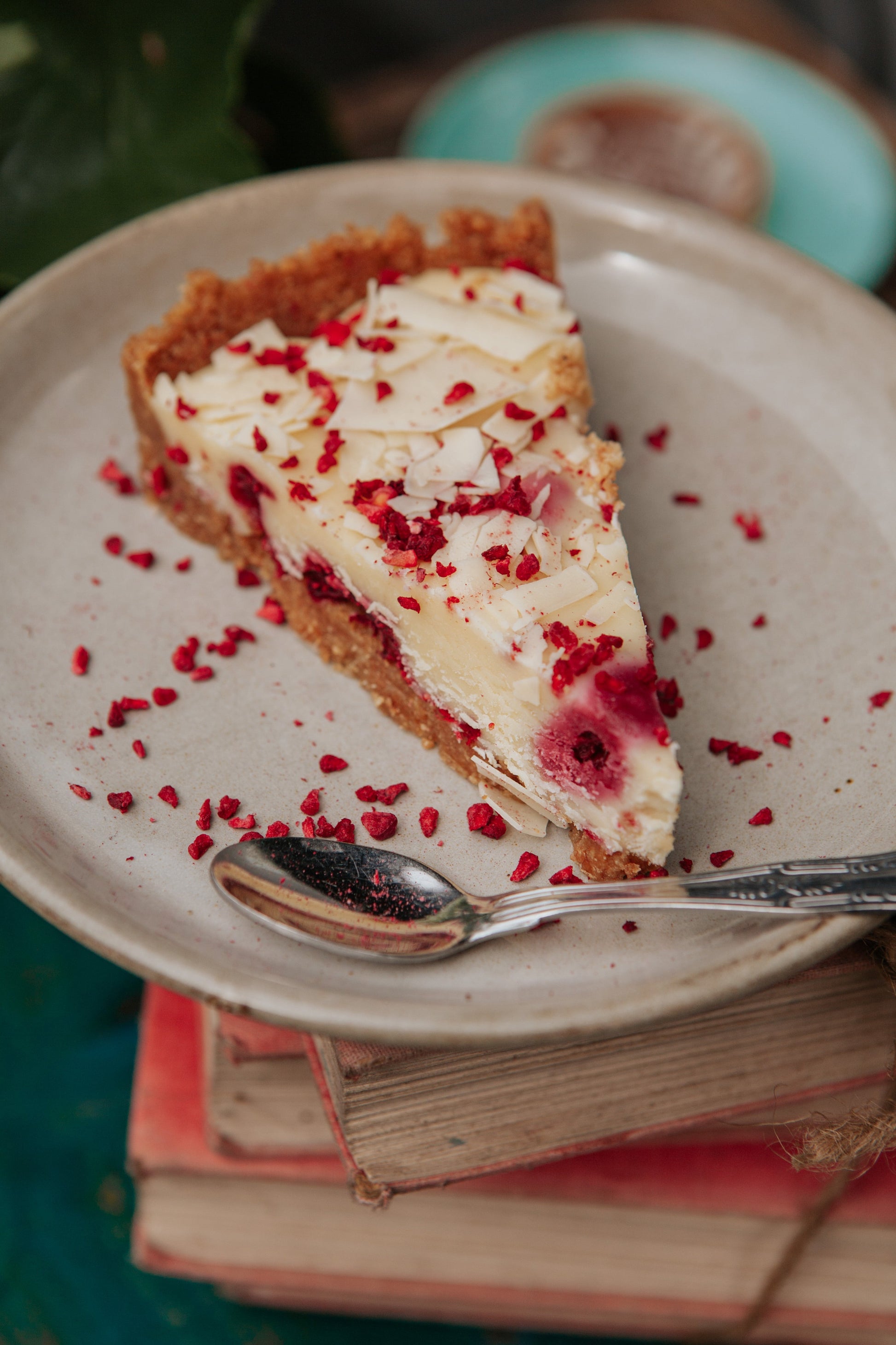 White Chocolate & Raspberry Tart