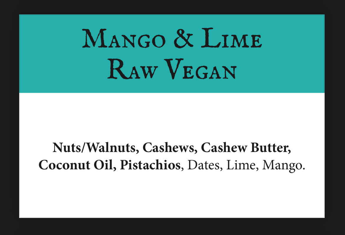 Vegan-Raw Mango & Lime