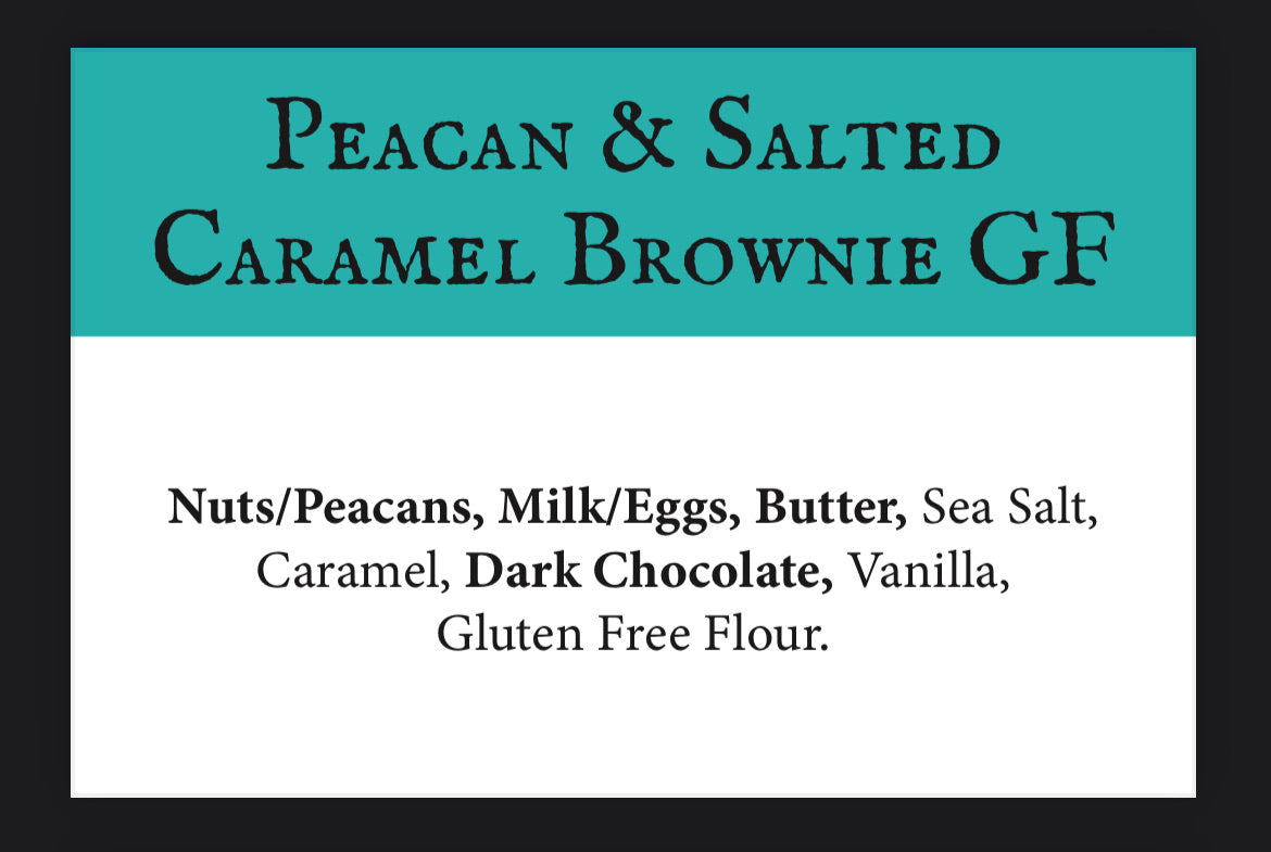 Pecan and Salted Caramel Brownie - Wholesale