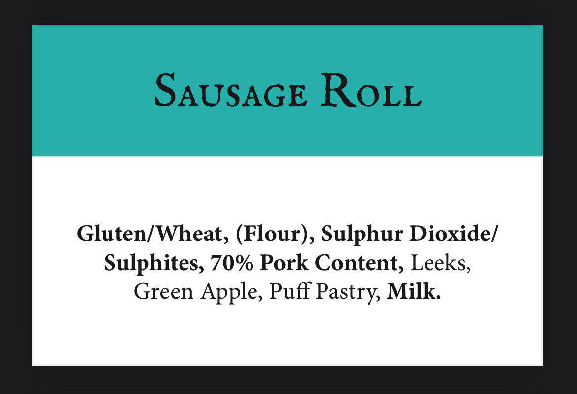 Raw Pork Sausage, Leek And Apple (Box Of 10/20,30)