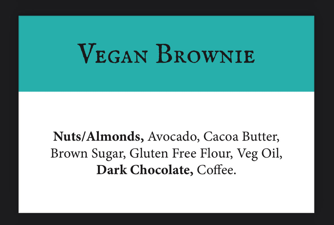 Vegan Avacado Brownie