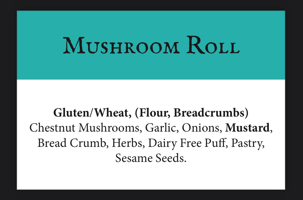 Cooked Mushroom Rolls