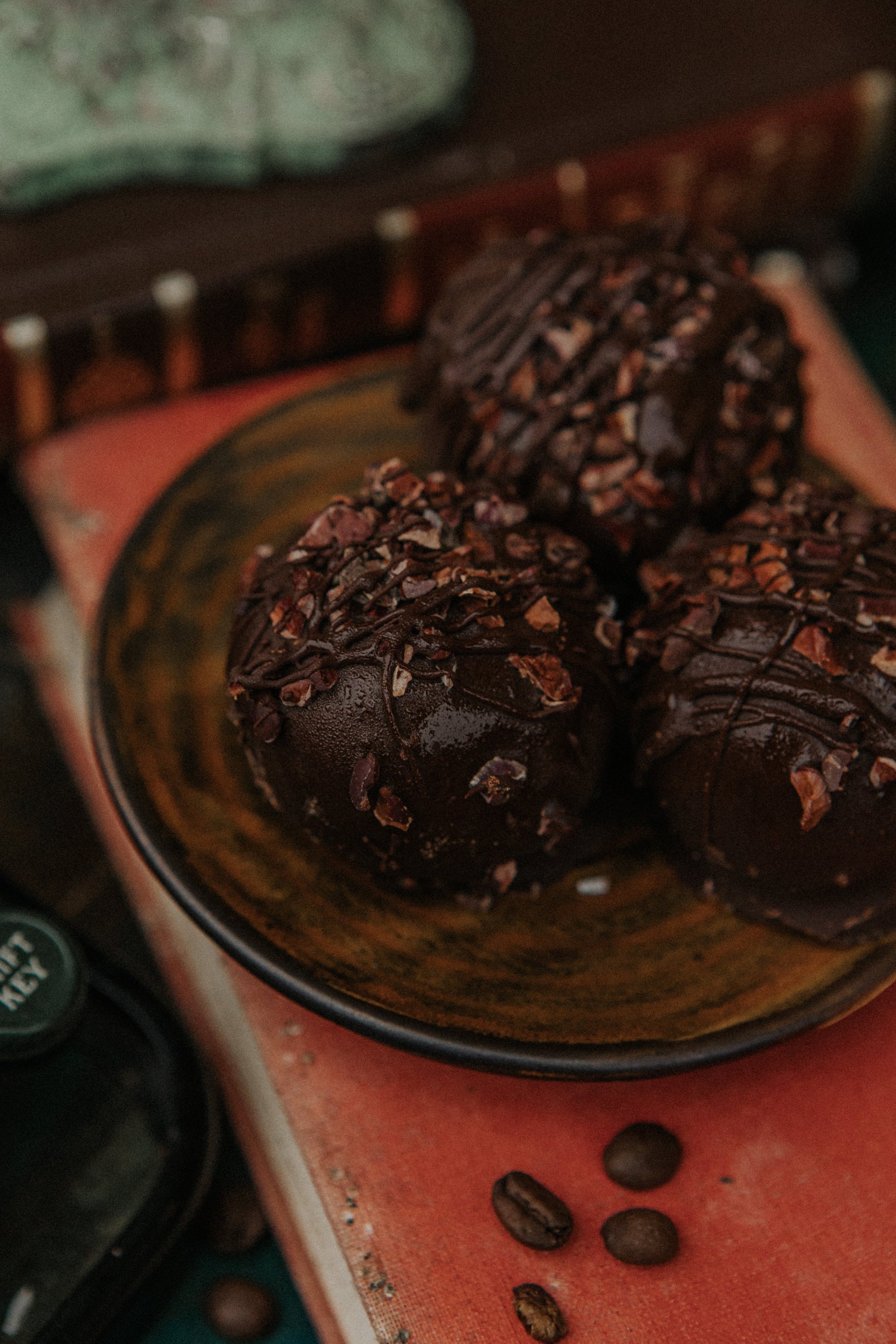 Dipped Dark Chocolate & Orange Power Ball V/GF/SF